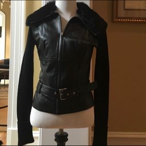 100% Leather 100% Wool 100% Rabbit Fur Lining